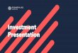 Investment Presentation...exhibitions at the contemporary art gallery, 20 big conferences, over 100 lectures and educational events, several concerts and hackathons. Business . As