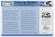 High Forage Dairy Diets: Yes or No? Inside this Issue By ... · toward more corn silage at the expense of alfalfa often results in fewer situations where corn follows alfalfa and