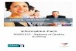 Information Pack - AMA RTO · BSB51615 - Diploma of Quality Auditing reflects the role of individuals who possess a sound theoretical knowledge base and use a range of specialised,