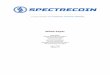 Spectrecoin White Paper v1 · A Secure Network with Anonymous Transaction Capability White-Paper Core Team: Mandica (project manager) Tek (lead developer) Helix (developer) Mammix2