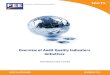 Overview of Audit Quality Indicators Initiatives · HIGHLIGHTS This paper is an overview out audit quality indicators (AQIs) setting have been developed by nine which different organisations