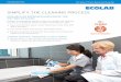 SIMPLIFY THE CLEANING PROCESS - HILL & MARKES...IHG® WAY OF CLEAN Ecolab’s housekeeping solutions help you simplify the cleaning process to consistently deliver a better, more efficient