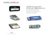 Ultrasonic Flow Meters Expertise Innovation Service · 2015-09-19 · Expertise Innovation Service. Since its foundation in 1974 Ultraflux has been designing, developing, manufacturing