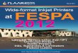 Wide-format Inkjet Printers at FESPA 2012flaar-reports.org/wp-content/uploads/woocommerce_uploads/2016/1… · Through awkward scheduling, FESPA 2012 was precisely the same week as