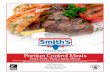 Portion Control Meats · 1434 Church Avenue Winnipeg, MB R2X 1G4 Order Desk: (204) 633-7054 Fax: (204) 694-0708 Portion Control Meats Beef, Pork, Veal, Lamb, Bison Smith’s is a