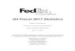 Q4 Fiscal 2017 Statisticss1.q4cdn.com/.../2017/FedEx-Q4-FY17-Stat-Book-(1).pdfQ4 Fiscal 2017 Statistics FedEx Corporation Financial and Operating Statistics Fourth Quarter Fiscal 2017