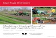 Machinery Sharing Manual for Fruit and Vegetable Growers · individual ownership of this equipment that is typically used infrequently is often impractical or infeasible on small-scale