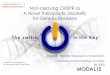 Non-cleaving CRISPR as A Novel Therapeutic Modality for ... · "anticipate", "predict" and "possibility", as well as other similar expressions to explain future business activities,