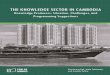 THE KNOWLEDGE SECTOR IN CAMBODIA · 2020-07-02 · An overview of knowledge producers ..... 15 4.2. Findings on research institutes and think tanks ... For the knowledge sector in