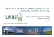 Overview of DOE-NE LWRS Materials and Aging Degradation … LWRS for... · 2013-09-18 · Light Water&Reactor&Sustainability&R&D&Program& Overview of DOE-NE LWRS Materials and Aging