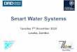 Smart Water Systems - GOV UK€¦ · Mobile subscriptions Linear projection (from 2008-9) Landline connections Sources: World Bank Databank; FinScopeSurvey 2009; GSMA 2010 Mobile