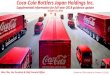 Coca-Cola Bottlers Japan Holdings Inc. …...Coca-Cola Bottlers Japan Holdings Inc. Supplemental information for full-year 2018 guidance update October 10, 2018 (Posted to CCBJH website