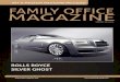 ART & MUSEUM MAGAZINE INCLUDED FAMILY OFFICE …ROLLS ROYCE SILVER GHOST FAMILY OFFICES - UHNWI - WEALTH MANAGEMENT- PHILANTHROPY- LUXURY - LIFESTYLE ... Since the conception of the