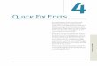 Quick Fix Editsptgmedia.pearsoncmg.com/imprint_downloads/peachpit/... · Quick Fix Edits 1 Quick Fix Edits 4 As you’ll discover in the rest of the book, Photoshop Elements is a