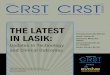 THE LATEST IN LASIK: Edward E. Manche, MD€¦ · LASIK treatments based on the individual needs of patients • Apply the various features of excimer laser technologies to deliver
