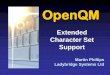 OpenQM · accented characters. For a file holding text that may include the accented characters, they get moved correctly. For a file holding multivalued data and using characters