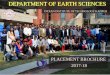 DEPARTMENT OF EARTH SCIENCES · Javed N. Malik, Professor & Head, PhD, M. S. University of Baroda (Active Tectonics and Paleoseismology, Geomorphology, Paleo tsunami) Rajiv Sinha,