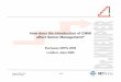How does the introduction of CMMI affect Senior Management?• Quality assurance, quality management, ISO 9000 – 1995-2005: Deutsche Bahn/TLC/DB Systems • Senior consultant, project