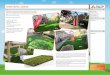 Synthetic Grass and Tiger Mulch - Action Play & Leisure · Artificial grass can be laid straight on top of existing grass areas, providing that a geotextile membrane and a layer of