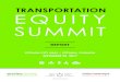 TRANSPORTATION EQUITY SUMMIT - EnviroCentre · OTTAWA CITY HALL | OTTAWA, CANADA SEPTEMBER 22, 2017 REPORT. BACKGROUND ... the Ontario Public Interest Research Group. The event was
