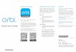 NETGEAR Orbi App Satellite Sync LED Colors Support · 2017-09-07 · Quick Start Guide Blue The connection between the satellite and router is good. ... Launch the NETGEAR Orbi app
