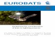 EUROBATS Publication Series No. 8...biologists, the lighting community and de-velopers. Any level of artificial light above that of moonlight masks the natural rhythms of lunar sky