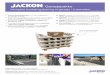 Jackon | Forside - Garasjepakke · 2020-01-16 · Volum pakke inkl. pall: 2,24 m3 Standardsortiment. RIGA450M 50510532 Basiselement garasje: 20 stk Innvendig fibersementplate: 20