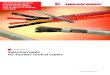 Selection table for flexible control cables · 2020-07-30 · 27 FLEXIBLE CONTROL CABLES A e (°C) - age ﬁ xed olt age U 0 lexing x Ø /U ixed x Ø e (°C) - ee antOutdoor use ag