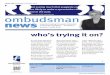 Natalie Ceeney, ombudsman news · ombudsman news essential reading for people interested in financial complaints – and how to prevent or settle them issue 105 September/October