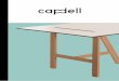 by Salvador Villalba - CapdellColección de mesas, tanto para hogar como instalación. Flexible y modular con una personalidad propia como consecuencia del mestizaje y compromiso entre
