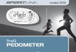 TraQ PEDOMETER · 2014-07-01 · 3 TraQ 4 WARNINGS & CAUTIONS WARNING: Before starting any exercise program or performing any vigorous physical activity, we strongly suggest you visit