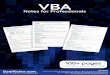 VBA Notes for Professionals...VBA VBA Notes for Professionals Notes for Professionals GoalKicker.com Free Programming Books Disclaimer This is an uno cial free book created for educational