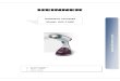 GARMENT STEAMER Model: HGS-1100P · 2018-09-26 · Garment steamer ... 9．The glass blowing soft part posts to glass surface clean, press and hold the button can produce strong steam