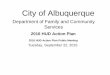 2016 HUD Action Plan - City of Albuquerque · 2016 HUD Action Plan Tuesday, September 22, 2015 2016 HUD Action Plan Public Meeting . City of Albuquerque Department of Family and Community