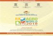 agroworld main brochure 11-June-2018 - ICFA · MAIN BROCHURE Agro 2018 World OCTOBER 25 – 27 2018 | IARI PUSA CAMPUS | NEW DELHI India International Agro Trade and Technology Fair