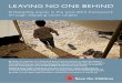 leaving no one behind - Resource Centre · countries, billions of people across the world are being left behind. Many of those being left behind are children, with a staggering 66%