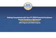 Getting Acquianted with your FY 2018 FA Award Assistance ... Acquainted with your F… · Assistance (FA) award. ... StatementAudit (FSA) report, along with the Recipient’s statement