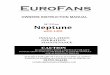 Neptune - Fantasia Ceiling Fans€¦ · Neptune with LED INSTALLATION OPERATION MAINTENANCE CAUTION READ INSTRUCTIONS CAREFULLY FOR SAFE INSTALLATION AND FAN OPERATION. IF UNSURE