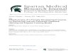Spartan Medical Research Journal - Statewide Campus System Medical... · College of Osteopathic Medicine Spartan Medical Research Journal Volume 3 Number 1 Summer, 2018 Pages 40-51