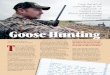 Goose Hunting - illinois.gov · Goose Hunting Story By Joe Bauer Photos By Adele Hodde From the art of camouflage to the approach of cupped wing s, Illinois goose hunting is a late-winter