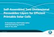 Self-Assembled Two-Dimensional Perovskites Layers for ...apvi.org.au/solar-research-conference/wp-content/uploads/...2019/01/03  · perovskite solar cells fabricated by a spin-coating-free