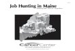 Putting the Pieces Together - Maine.gov Welcome to Job Hunting in Maine: Putting the Pieces Together