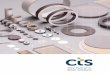 CTS Corporate Profile Piezoelectric Value Processing...Tape Cast Ceramic PZT Tube Assemblies Piezoelectric Value Processing CTS provides a broad range of machining capabilities to