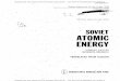 SOVIET ATOMIC ENERGY VOL. 44, NO. 5 · Title: SOVIET ATOMIC ENERGY VOL. 44, NO. 5 : Subject: SOVIET ATOMIC ENERGY VOL. 44, NO. 5 : Keywords: Declassified and Approved For Release