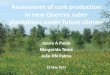 Assessment of cork production in new Quercus suber · Introduction Process based models (e.g. Yield-Safe, 3PG) Tree growth Average tree dimention Climate Soil Cork ... 8 0 25 50 75
