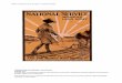 ww1 posters revisited - CultureStreet€¦ · Poster showing a soldier standing deﬁant as a woman and child ﬂee a burning village.! WW1 posters and songs / Culture Street!! "Young