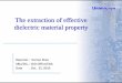 The extraction of effective dielectric material property · De-embeded Method De-embeded long and short trace S-parameter data (1) De-embeded long short trace S-parameter data (2)