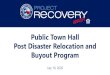 Harris County Public Town Hall Post Disaster Relocation ...€¦ · \爀屲I’m Christy Lambright with Harris County Community Services Department. T\൨ank you for attending this