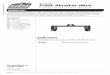 T3 Tacoma Front Receiver Hitch€¦ · page 3–4 T3 FRONT RECEIVER HITCH INSTALLATION INSTRUCTIONS 7.Insert ½” X 1” bolts through bottom of mounting brackets. Fish the nut through
