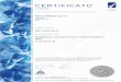CERTIFICATO€¦ · CERTIFICATO N. 3901045 confermato da stampato da codice di validità80060723-DD6 Verificare la validità del certificato usando questo codice su: